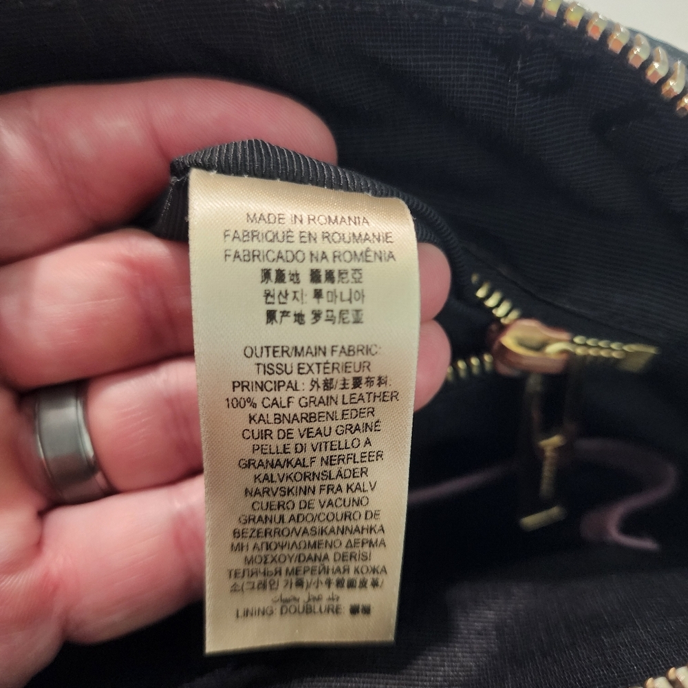 Burberry Purple Leather Women's Bag 275 - Picture 8 of 8